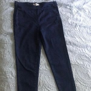 Free people dark blue jeggings $28